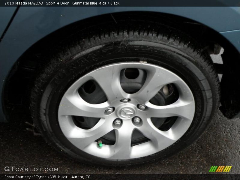 Gunmetal Blue Mica / Black 2010 Mazda MAZDA3 i Sport 4 Door