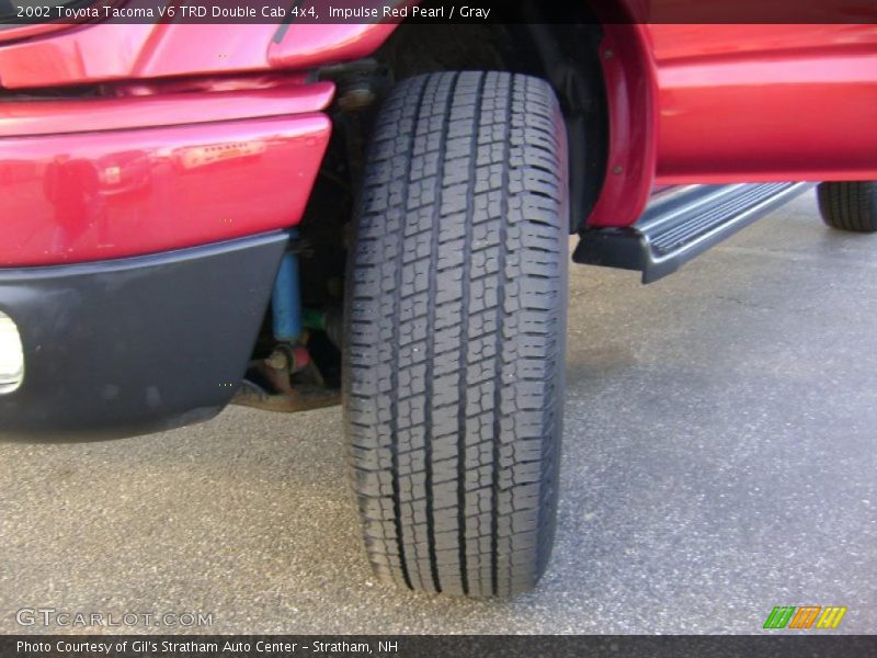Impulse Red Pearl / Gray 2002 Toyota Tacoma V6 TRD Double Cab 4x4