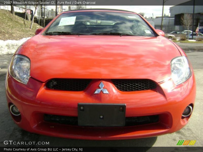 Pure Red / Dark Charcoal 2007 Mitsubishi Eclipse Spyder GS