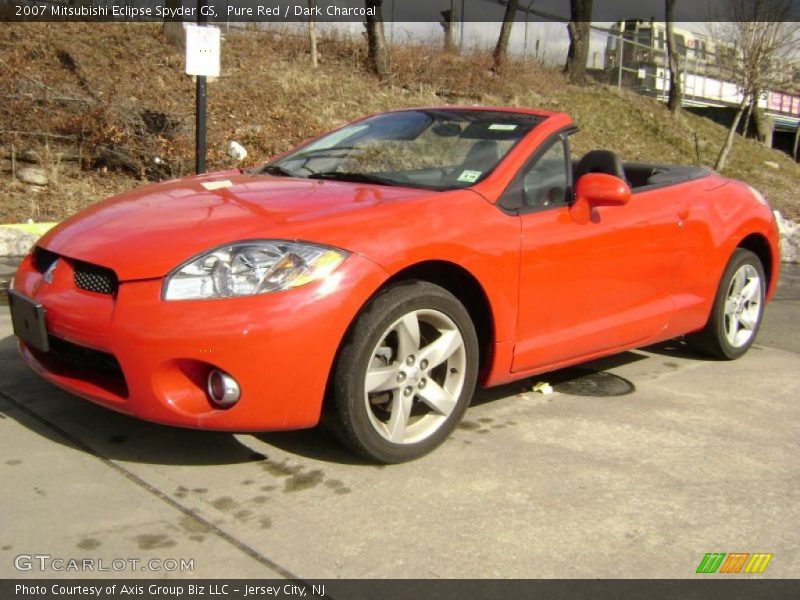 Pure Red / Dark Charcoal 2007 Mitsubishi Eclipse Spyder GS