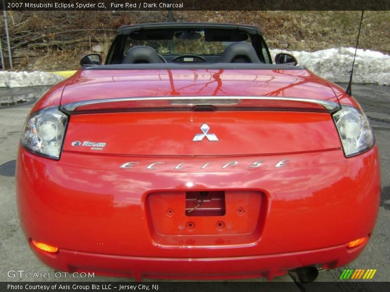 Pure Red / Dark Charcoal 2007 Mitsubishi Eclipse Spyder GS