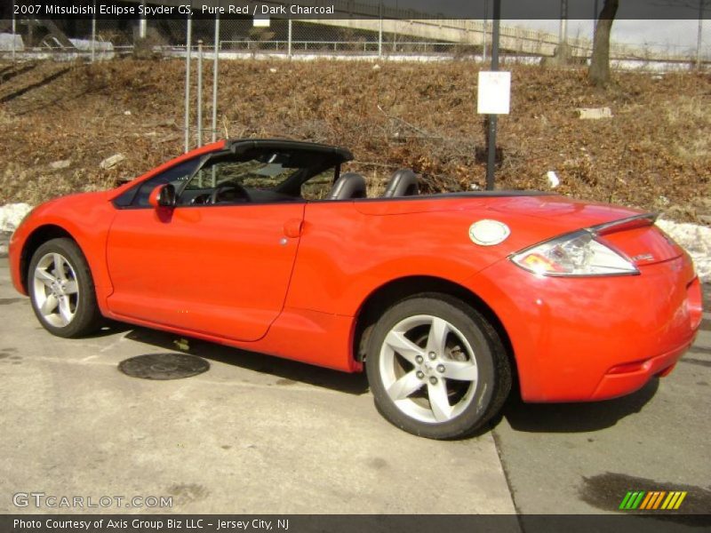 Pure Red / Dark Charcoal 2007 Mitsubishi Eclipse Spyder GS