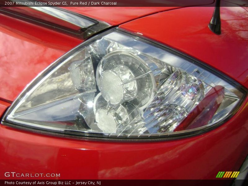 Pure Red / Dark Charcoal 2007 Mitsubishi Eclipse Spyder GS