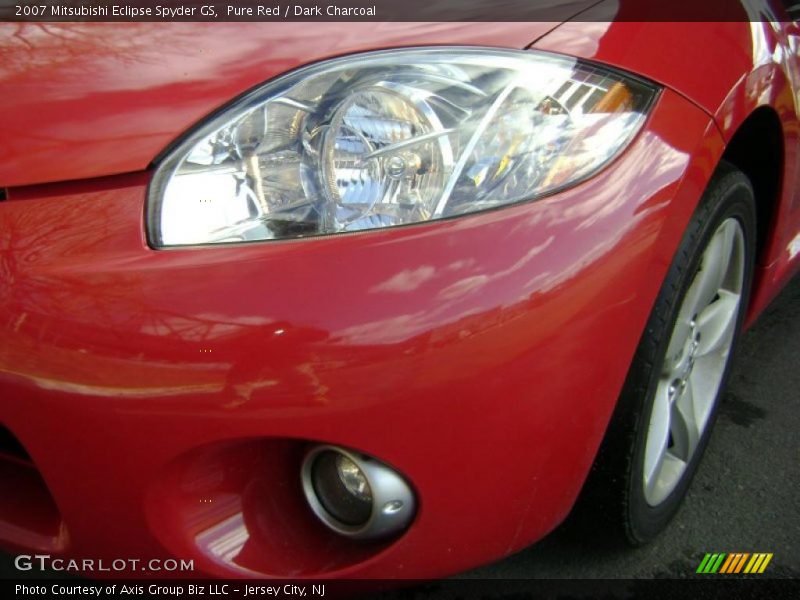 Pure Red / Dark Charcoal 2007 Mitsubishi Eclipse Spyder GS