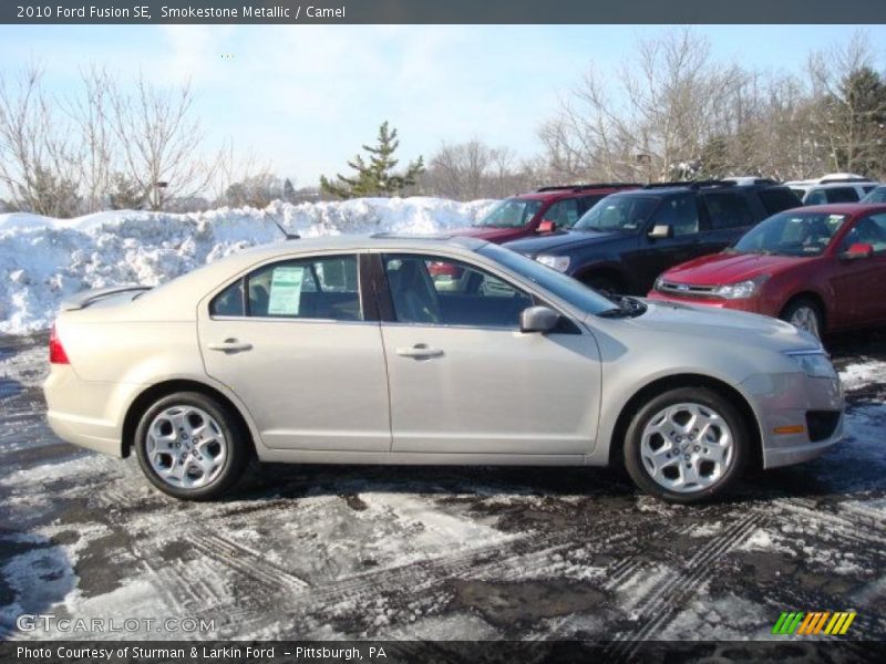 Smokestone Metallic / Camel 2010 Ford Fusion SE