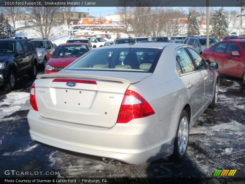 Smokestone Metallic / Camel 2010 Ford Fusion SE