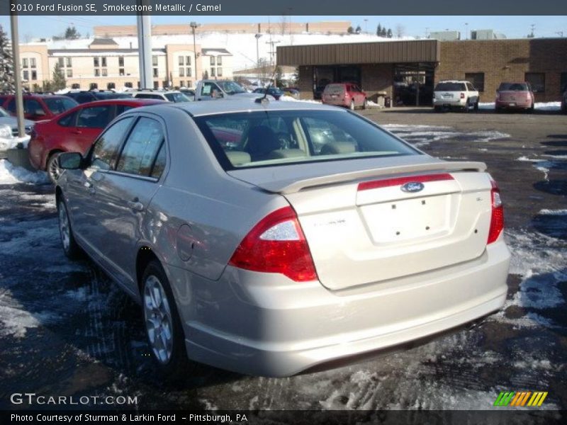 Smokestone Metallic / Camel 2010 Ford Fusion SE
