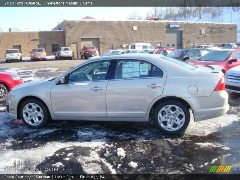 Smokestone Metallic / Camel 2010 Ford Fusion SE