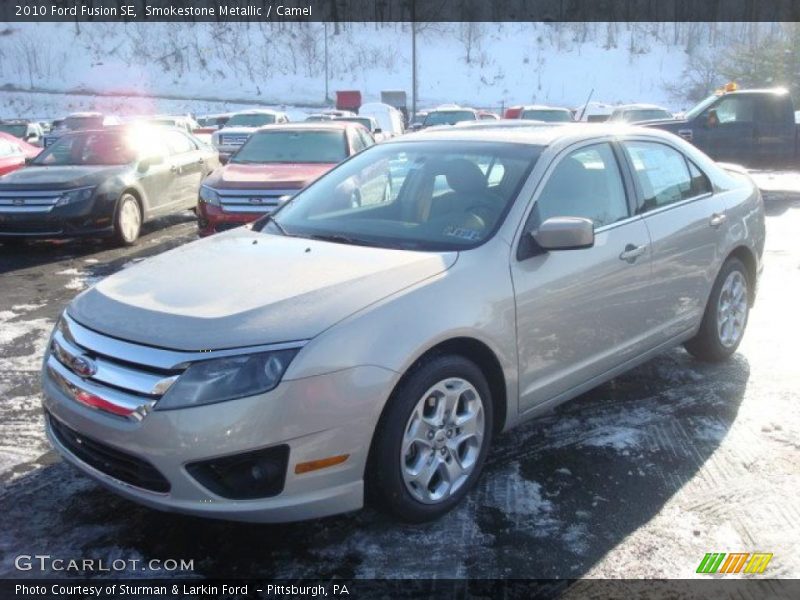 Smokestone Metallic / Camel 2010 Ford Fusion SE