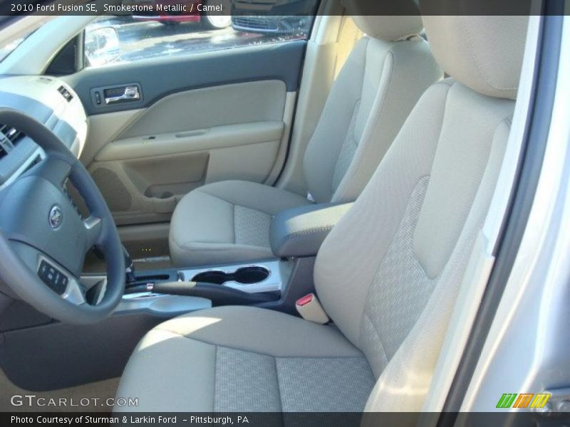 Smokestone Metallic / Camel 2010 Ford Fusion SE