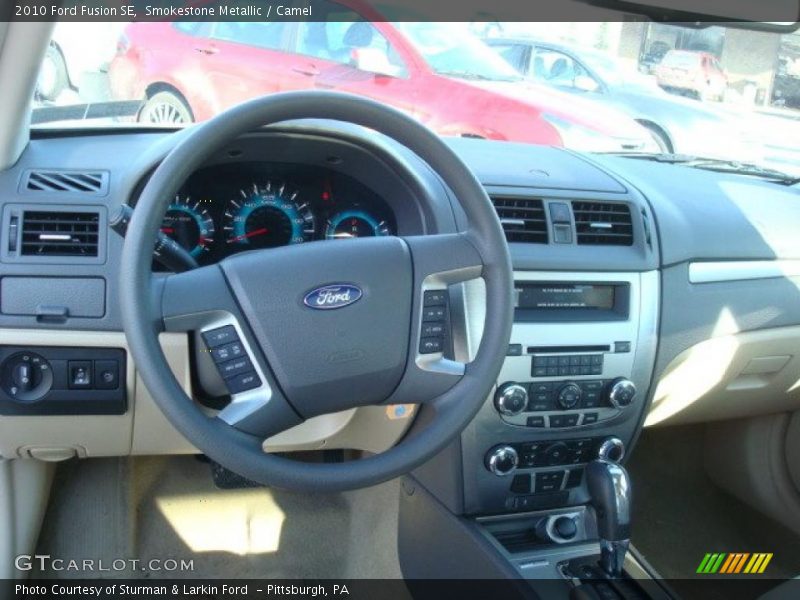 Smokestone Metallic / Camel 2010 Ford Fusion SE
