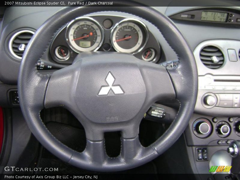 Pure Red / Dark Charcoal 2007 Mitsubishi Eclipse Spyder GS
