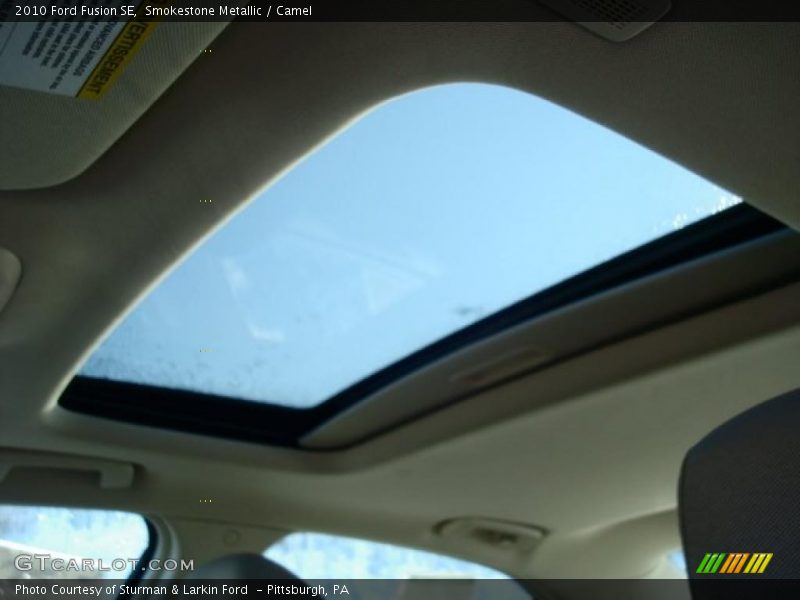 Smokestone Metallic / Camel 2010 Ford Fusion SE
