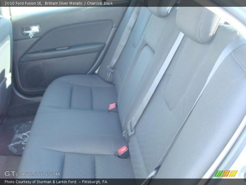 Brilliant Silver Metallic / Charcoal Black 2010 Ford Fusion SE