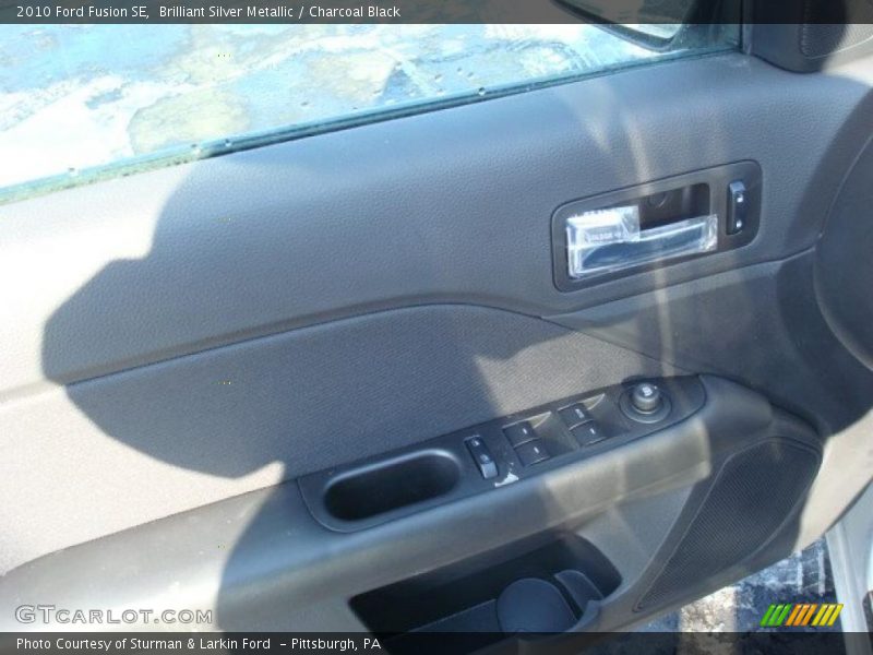 Brilliant Silver Metallic / Charcoal Black 2010 Ford Fusion SE