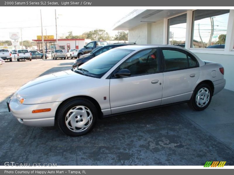 Light Silver / Gray 2000 Saturn S Series SL2 Sedan