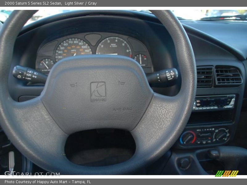 Light Silver / Gray 2000 Saturn S Series SL2 Sedan
