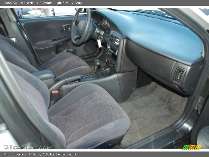 Light Silver / Gray 2000 Saturn S Series SL2 Sedan