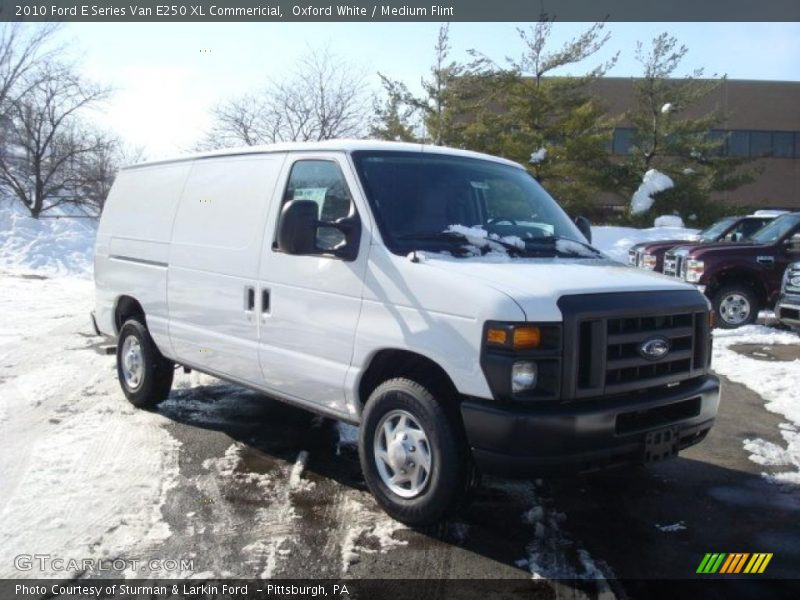 Oxford White / Medium Flint 2010 Ford E Series Van E250 XL Commericial