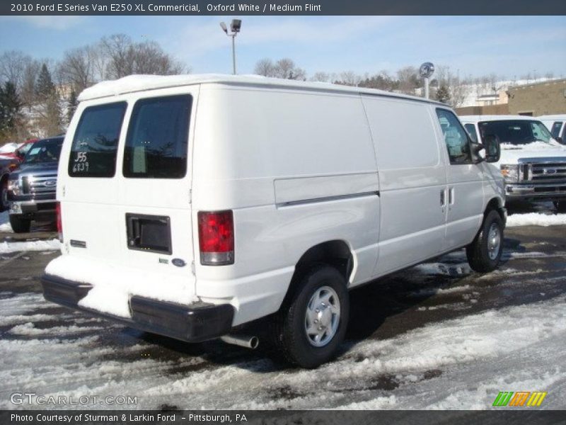 Oxford White / Medium Flint 2010 Ford E Series Van E250 XL Commericial