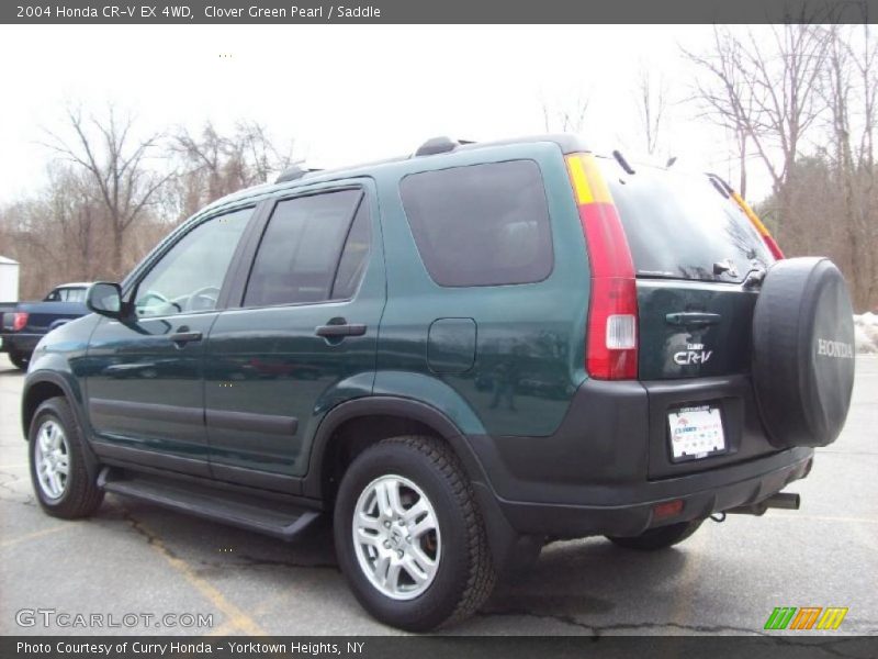 Clover Green Pearl / Saddle 2004 Honda CR-V EX 4WD