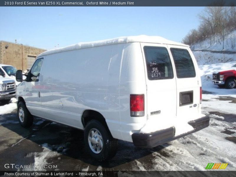 Oxford White / Medium Flint 2010 Ford E Series Van E250 XL Commericial
