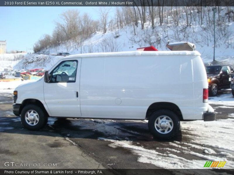 Oxford White / Medium Flint 2010 Ford E Series Van E250 XL Commericial