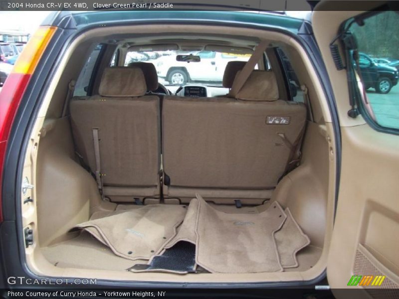 Clover Green Pearl / Saddle 2004 Honda CR-V EX 4WD