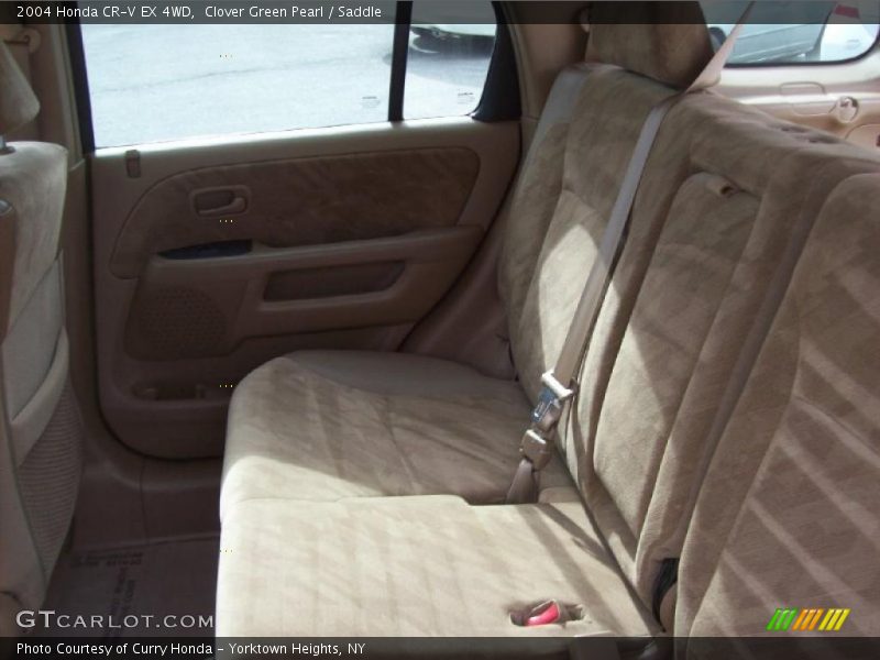 Clover Green Pearl / Saddle 2004 Honda CR-V EX 4WD