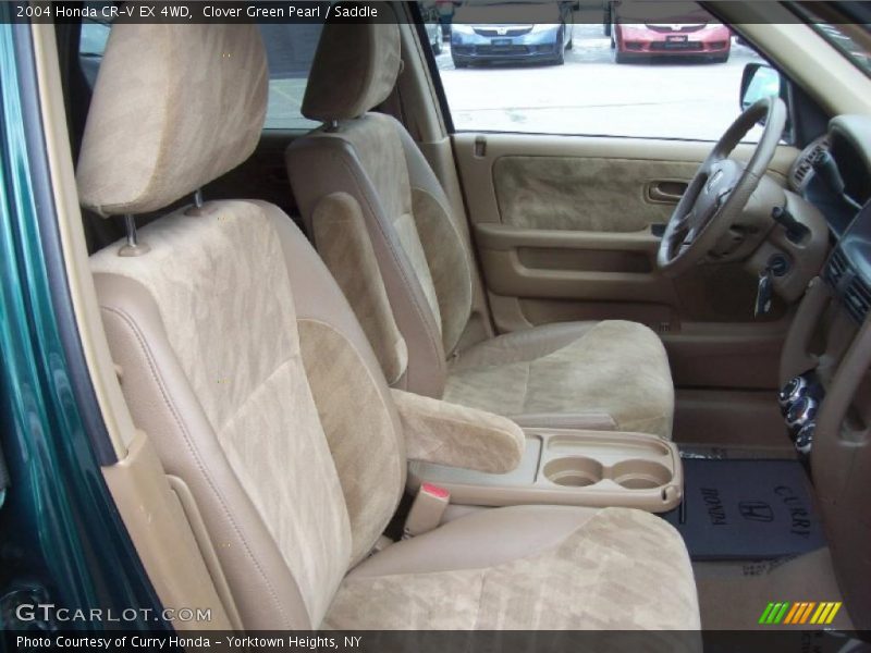 Clover Green Pearl / Saddle 2004 Honda CR-V EX 4WD