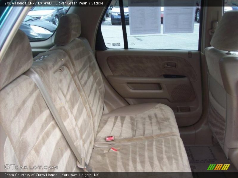 Clover Green Pearl / Saddle 2004 Honda CR-V EX 4WD