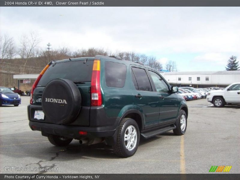 Clover Green Pearl / Saddle 2004 Honda CR-V EX 4WD