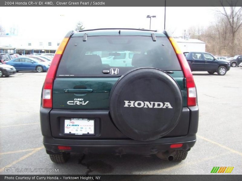 Clover Green Pearl / Saddle 2004 Honda CR-V EX 4WD