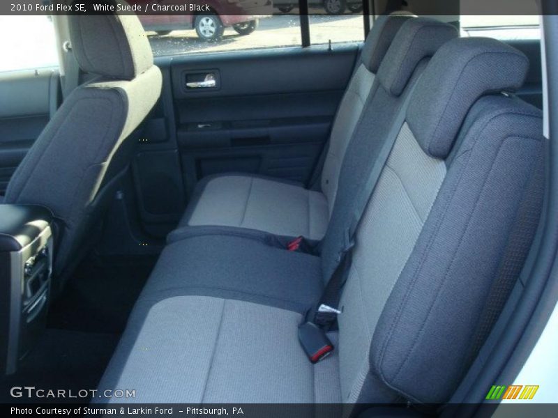 White Suede / Charcoal Black 2010 Ford Flex SE