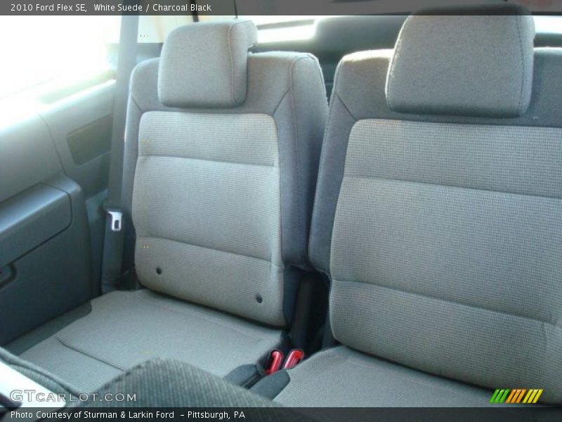 White Suede / Charcoal Black 2010 Ford Flex SE
