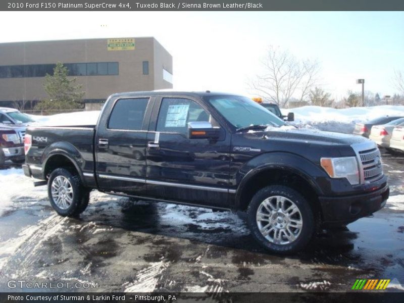 Tuxedo Black / Sienna Brown Leather/Black 2010 Ford F150 Platinum SuperCrew 4x4