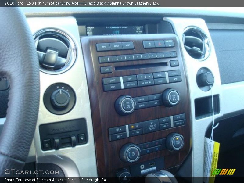 Tuxedo Black / Sienna Brown Leather/Black 2010 Ford F150 Platinum SuperCrew 4x4