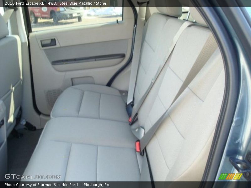 Steel Blue Metallic / Stone 2010 Ford Escape XLT 4WD