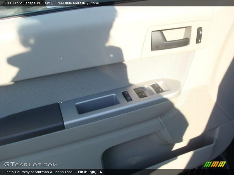 Steel Blue Metallic / Stone 2010 Ford Escape XLT 4WD