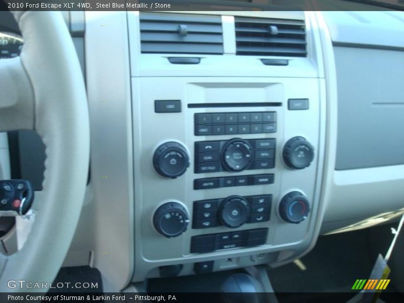 Steel Blue Metallic / Stone 2010 Ford Escape XLT 4WD
