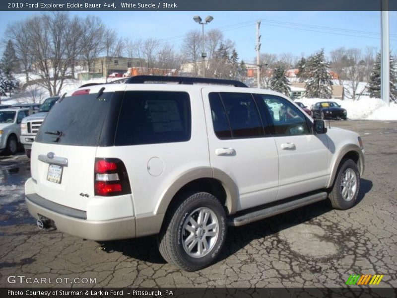 White Suede / Black 2010 Ford Explorer Eddie Bauer 4x4