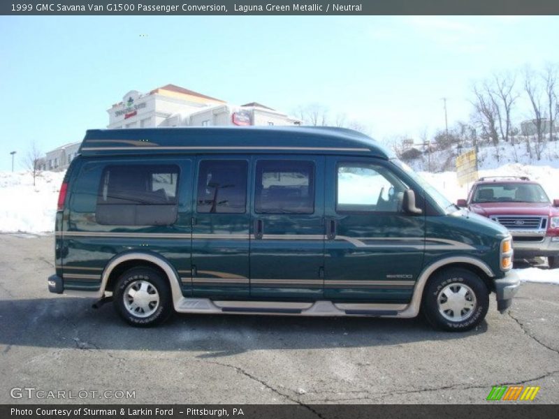 Laguna Green Metallic / Neutral 1999 GMC Savana Van G1500 Passenger Conversion