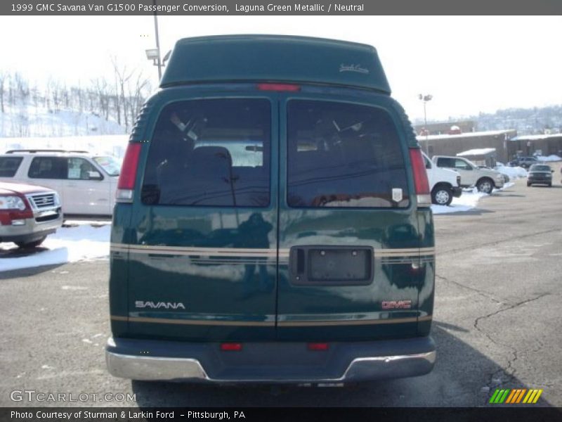 Laguna Green Metallic / Neutral 1999 GMC Savana Van G1500 Passenger Conversion