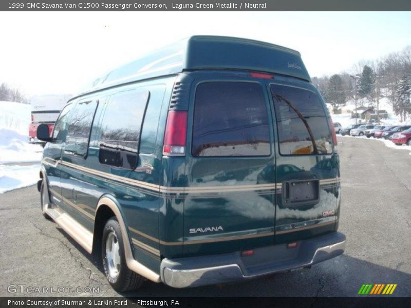 Laguna Green Metallic / Neutral 1999 GMC Savana Van G1500 Passenger Conversion