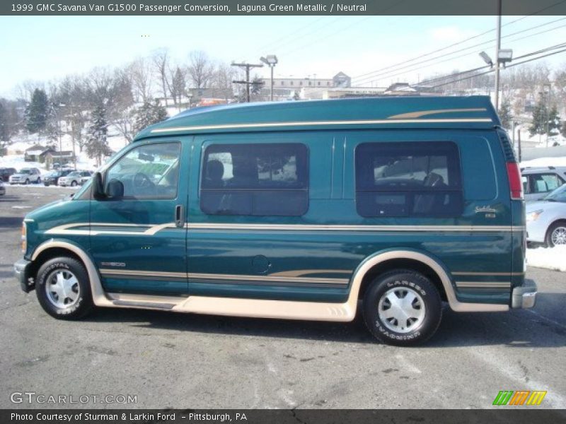 Laguna Green Metallic / Neutral 1999 GMC Savana Van G1500 Passenger Conversion