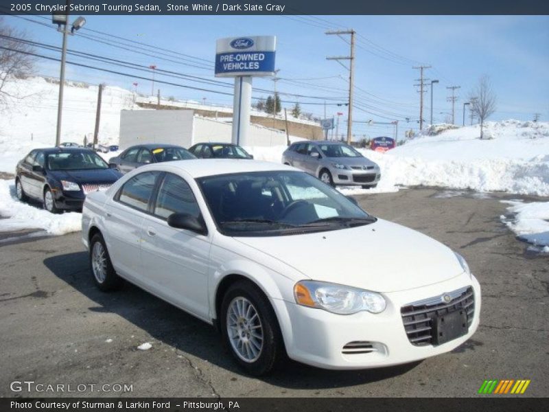 Stone White / Dark Slate Gray 2005 Chrysler Sebring Touring Sedan