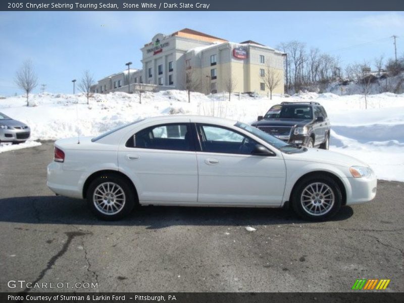Stone White / Dark Slate Gray 2005 Chrysler Sebring Touring Sedan