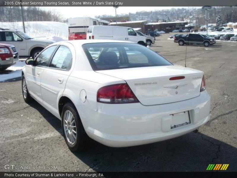 Stone White / Dark Slate Gray 2005 Chrysler Sebring Touring Sedan