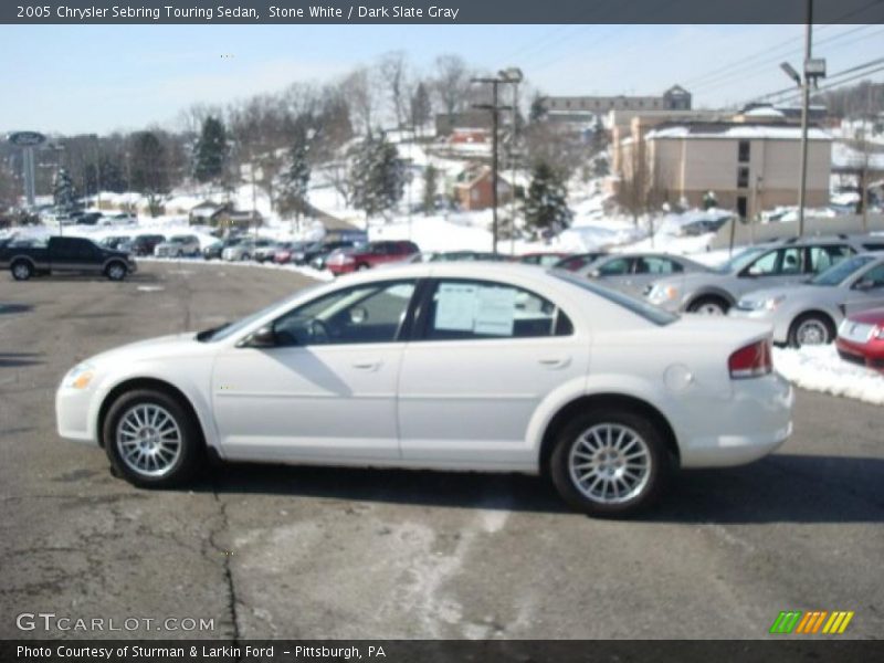 Stone White / Dark Slate Gray 2005 Chrysler Sebring Touring Sedan
