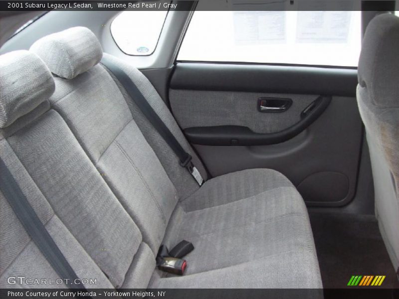 Winestone Red Pearl / Gray 2001 Subaru Legacy L Sedan